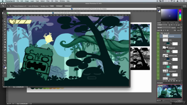 2D Background Design For Games - Vector Techniques – Screenshot 2