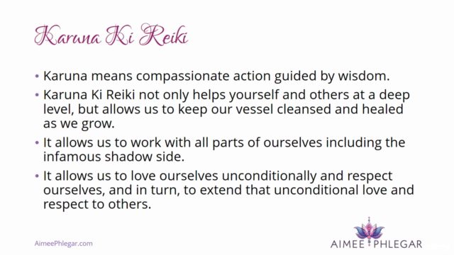 Karuna Ki Reiki Master Training – Screenshot 1