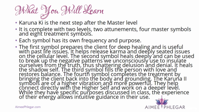 Karuna Ki Reiki Master Training – Screenshot 2