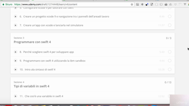 IOS , XCODE e SWIFT : Sviluppo di app per principianti – Screenshot 4