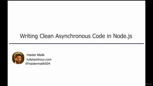 Writing Clean Asynchronous Code In Node.js – Screenshot 1