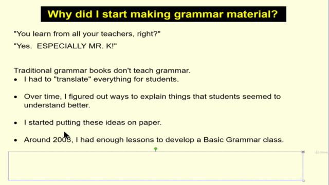Mr. K's Grammar World: Gerunds and Infinitives as Objects – Screenshot 1