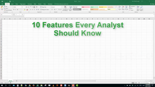 Ten Excel Features Every Analyst Should Know – Screenshot 2