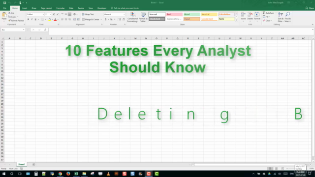 Ten Excel Features Every Analyst Should Know – Screenshot 3