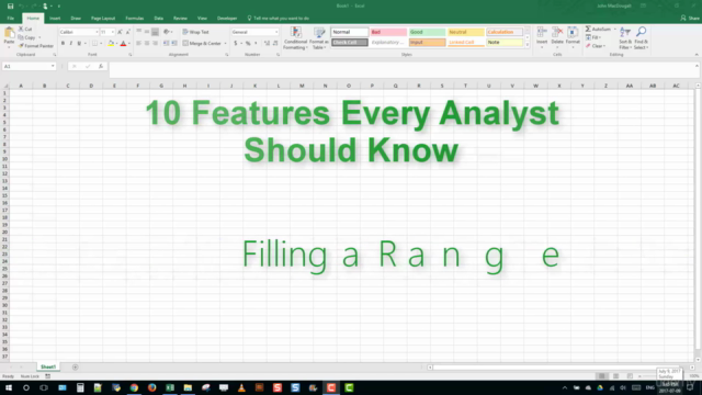 Ten Excel Features Every Analyst Should Know – Screenshot 4