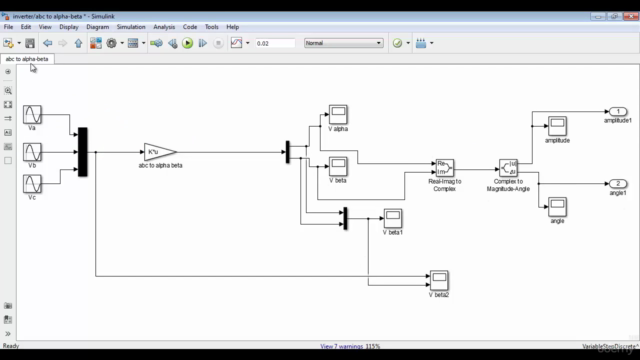 Inverters Design (SVPWM) MATLAB/Simulink – Screenshot 1