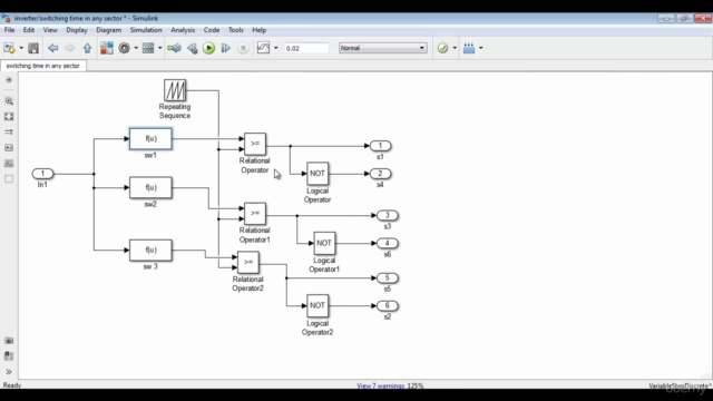 Inverters Design (SVPWM) MATLAB/Simulink – Screenshot 3