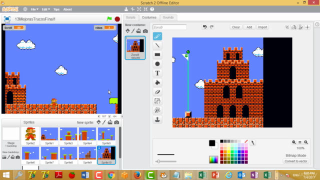 Creación del Videojuego Super Mario con Scratch desde Cero – Screenshot 3