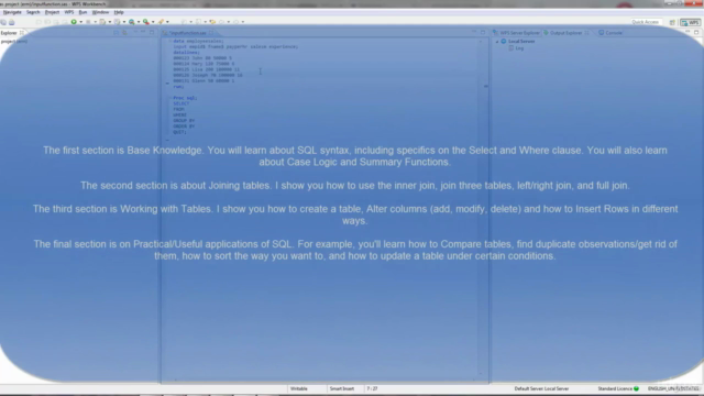 SQL Para O Programador/Analista SAS – Screenshot 1