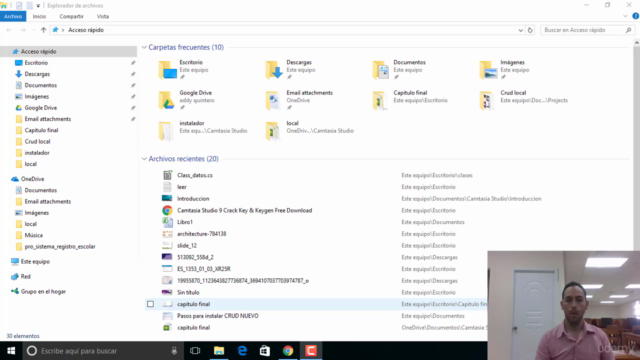 CRUD base de datos local C# – Screenshot 1