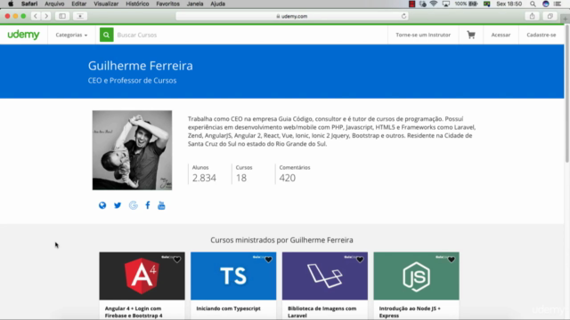 Ionic 3 - Recursos Nativos para IOS e Android – Screenshot 1