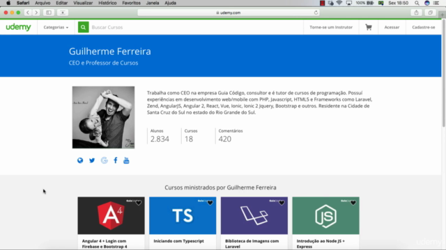 Ionic 3 - Recursos Nativos para IOS e Android – Screenshot 2