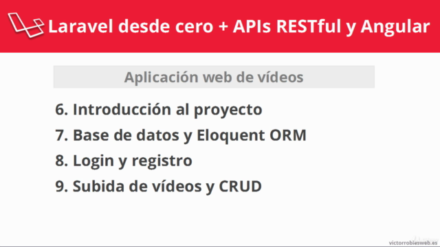 Curso de Laravel desde cero + APIs RESTful y webs Angular – Screenshot 2
