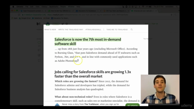How To Get Your DREAM Salesforce Admin / Developer Job! – Screenshot 3