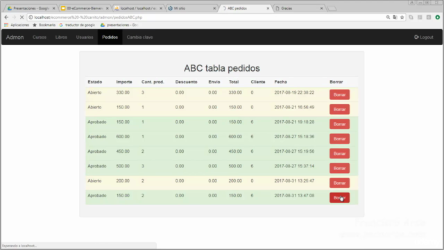 Crear una tienda virtual con Boostrap JavaScript PHP MySQL – Screenshot 4