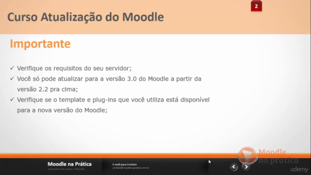Curso Atualização do Moodle – Screenshot 2