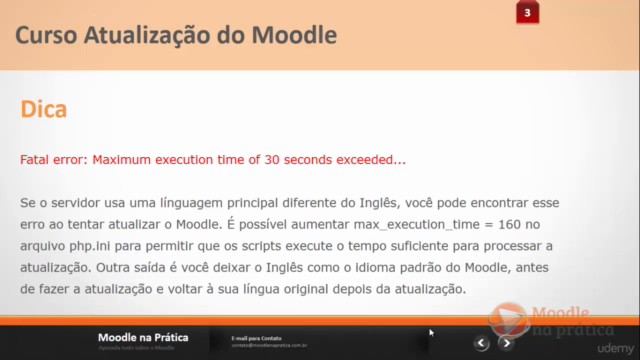 Curso Atualização do Moodle – Screenshot 4