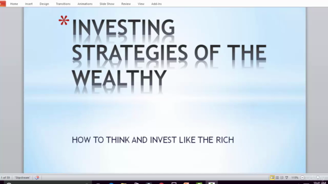 Investing Strategies of the Wealthy – Screenshot 1