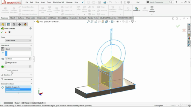 SolidWorks 2019 Beginner to Advanced (All Commands Included) – Screenshot 1