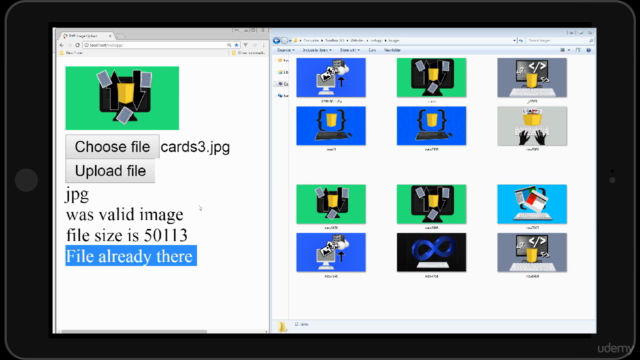 Uploading images to PHP Server via AJAX - Screenshot_04