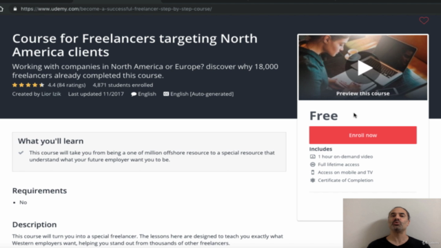 Course for Freelancers targeting North America clients – Screenshot 3