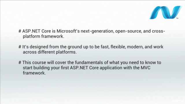 ASP.NET Core MVC - A Step by Step Course - Screenshot_01