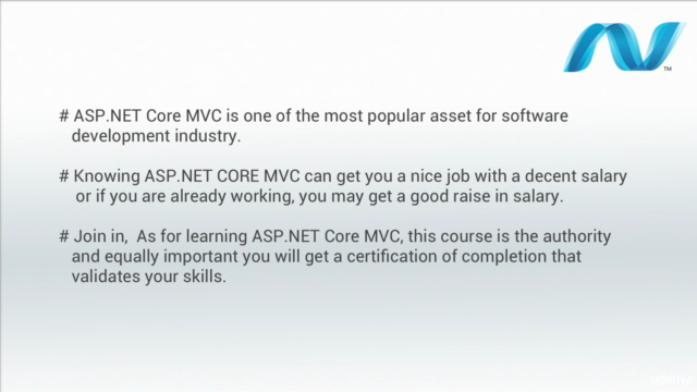 ASP.NET Core MVC - A Step by Step Course – Screenshot 4