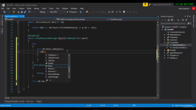 ASP NET CORE WEB API – Screenshot 1