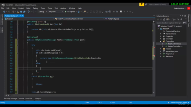 ASP NET CORE WEB API – Screenshot 2
