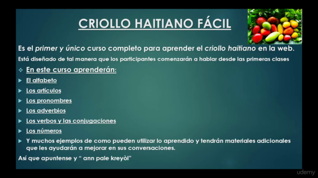 Aprende Criollo Haitiano Fácil – Screenshot 3