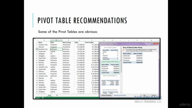 New Reporting Features in Excel 2013 – Screenshot 4