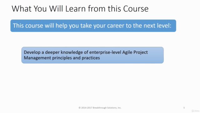 Agile PM 402 - Enterprise-level Agile Project Management – Screenshot 3