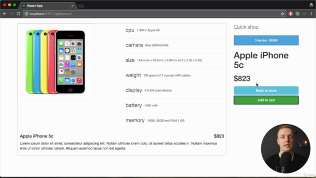 React and Redux - Building a Production E-Commerce – Screenshot 2