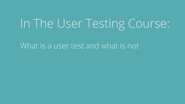 User Testing – Screenshot 3