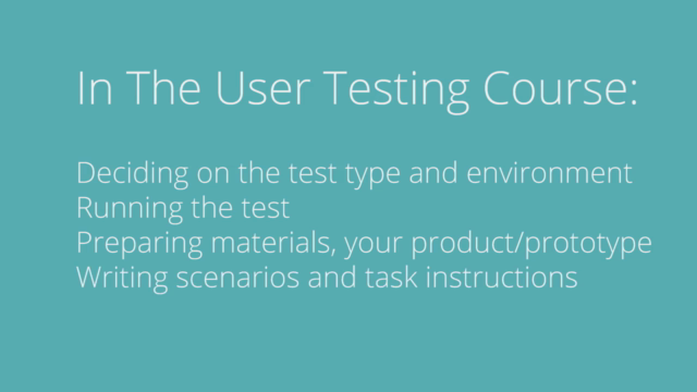 User Testing – Screenshot 4