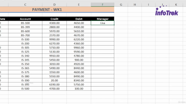Microsoft Excel Intermediate – Screenshot 4