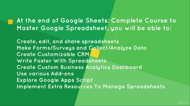 Google Sheets: Complete Course to Master Google Spreadsheet – Screenshot 2