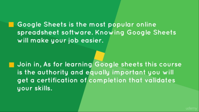 Google Sheets: Complete Course to Master Google Spreadsheet – Screenshot 4