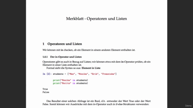 Python Bootcamp: Vom Anfänger zum Profi, inkl. Data Science – Screenshot 4