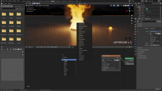 Complete Guide to the Fire & Smoke Simulation in Blender – Screenshot 3