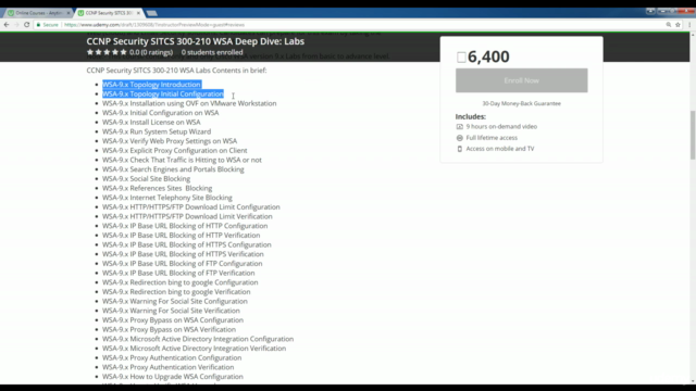 Cisco Secure Web Appliance (WSA) Deep Dive: Labs – Screenshot 1