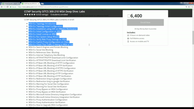 Cisco Secure Web Appliance (WSA) Deep Dive: Labs – Screenshot 2