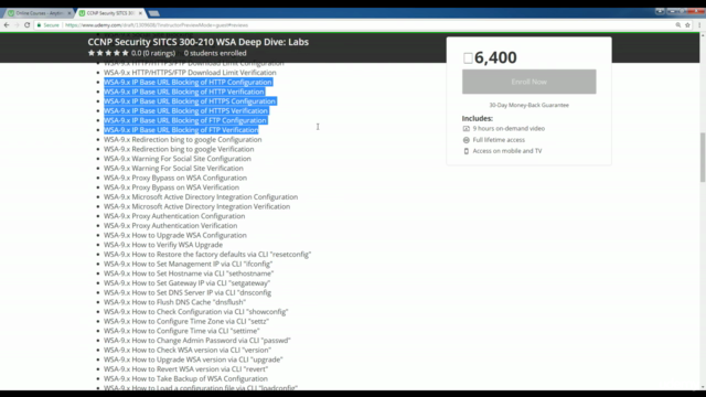 Cisco Secure Web Appliance (WSA) Deep Dive: Labs – Screenshot 3