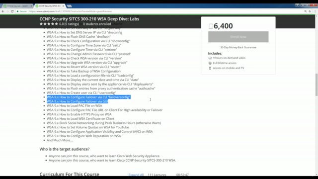 Cisco Secure Web Appliance (WSA) Deep Dive: Labs – Screenshot 4