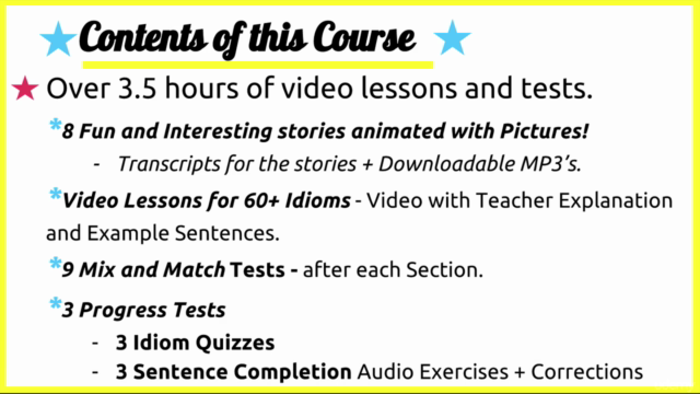 Master English: Learn important Idioms with 8 fun Stories – Screenshot 4