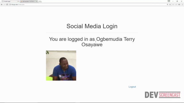 The Ultimate Guide To Add Social Media Login to PHP Web Apps – Screenshot 3