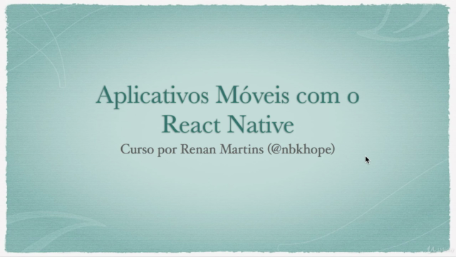 Aplicativos Móveis Android iOS: React Native, JavaScript ES6 - Screenshot_03