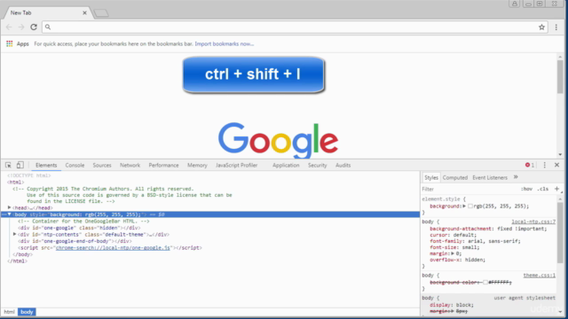 Learn how to use chrome developer tools – Screenshot 1