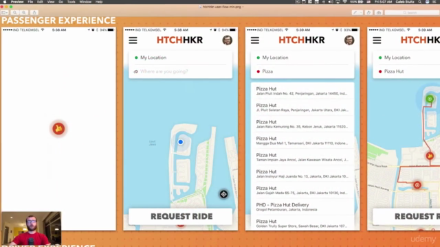 Advanced iOS & Firebase: Rideshare – Screenshot 1