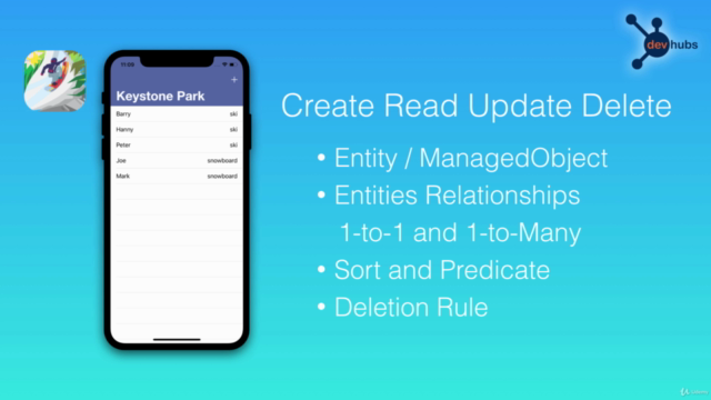 CoreData for Swift Development (Swift 4.2 & iOS 12) – Screenshot 2